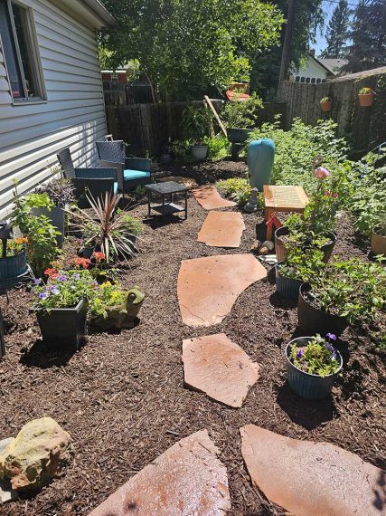 Explosion of color with plantings, shrubs, flowers, trees and native plants, Sundown Landscaping