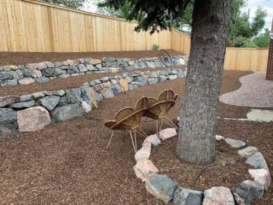 Add levels to your yard a custom built retaining wall by Sundown Landscaping