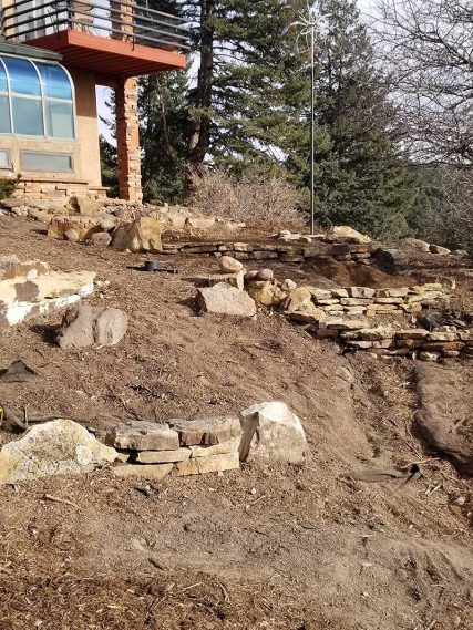 Colorado Springs Landscape Designer, Builders, Retaining Walls, Fix Slope Problems in your Colorado yard