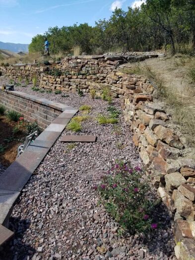 Retaining Walls, Fix Slope Problems in your Colorado yard, Colorado Springs Landscape Designer, Builders