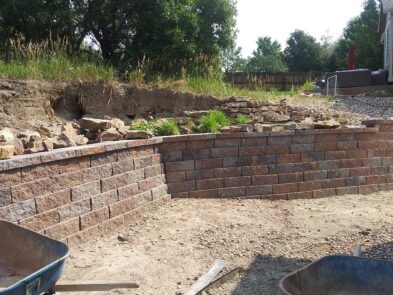 Colorado Springs Landscape Designer, Builders, Resolve Slope Problems at your Colorado Home, Retaining Walls