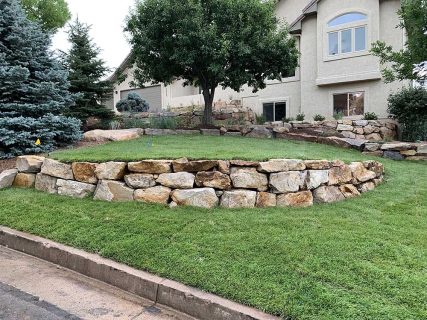 Retaining Walls, Colorado Springs Landscape Designer, Builders, Resolve Slope Problems at your Colorado Home