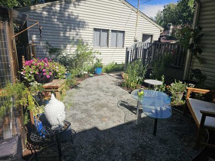 Beautiful patio in Colorado Springs backyard by Sundown Landscaping