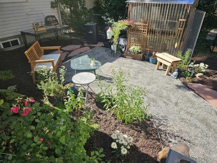 Beautiful patio in Colorado Springs backyard by Sundown Landscaping