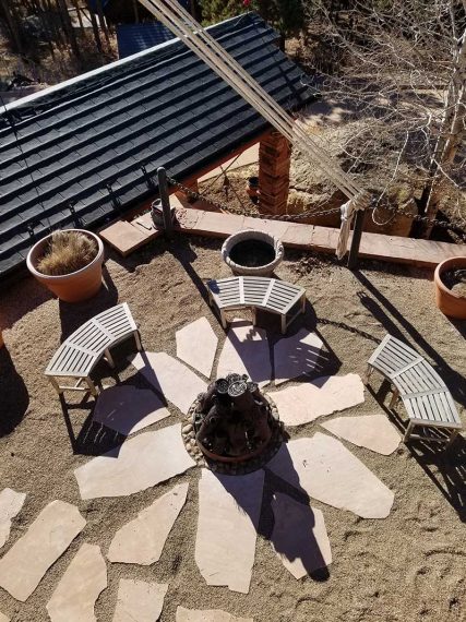 Fire pit design by Sundown Landscaping in Colorado Springs