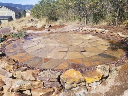 Patio by Colorado Springs Landscaper Sundown Landscaping