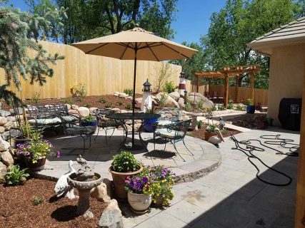 Beautiful Patio by Colorado Springs Landscaper Sundown Landscaping